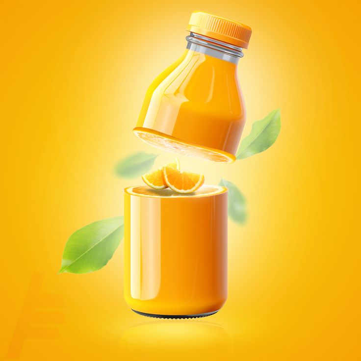 Orange Juice Bottle