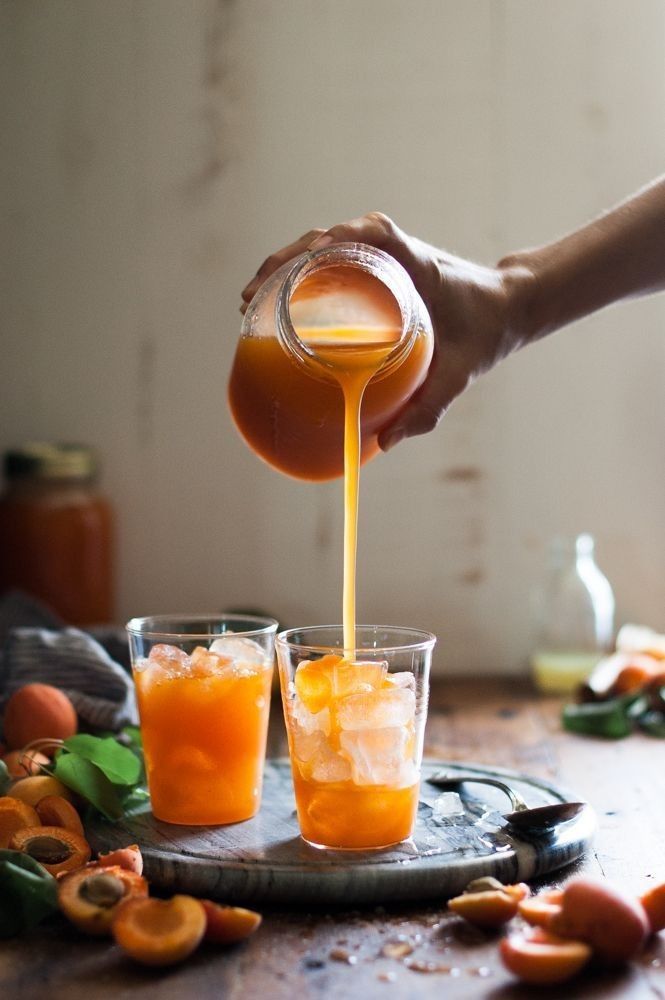 Pouring Orange Juice